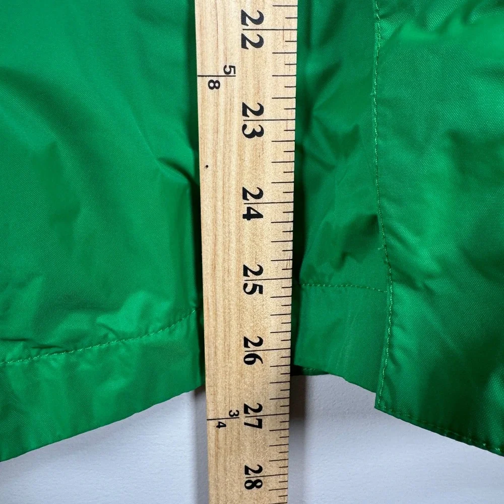 The North Face XL 18/20 Green HyVent Rain Jacket Hooded Mesh Lined Waterproof